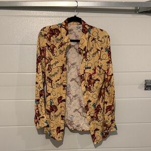 Wrangler Tan Graphic Women's Blazer